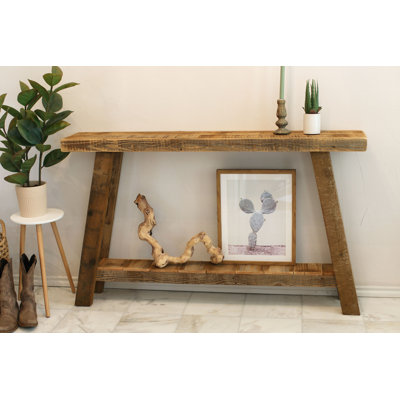 Deair 60'' Solid Wood Console Table