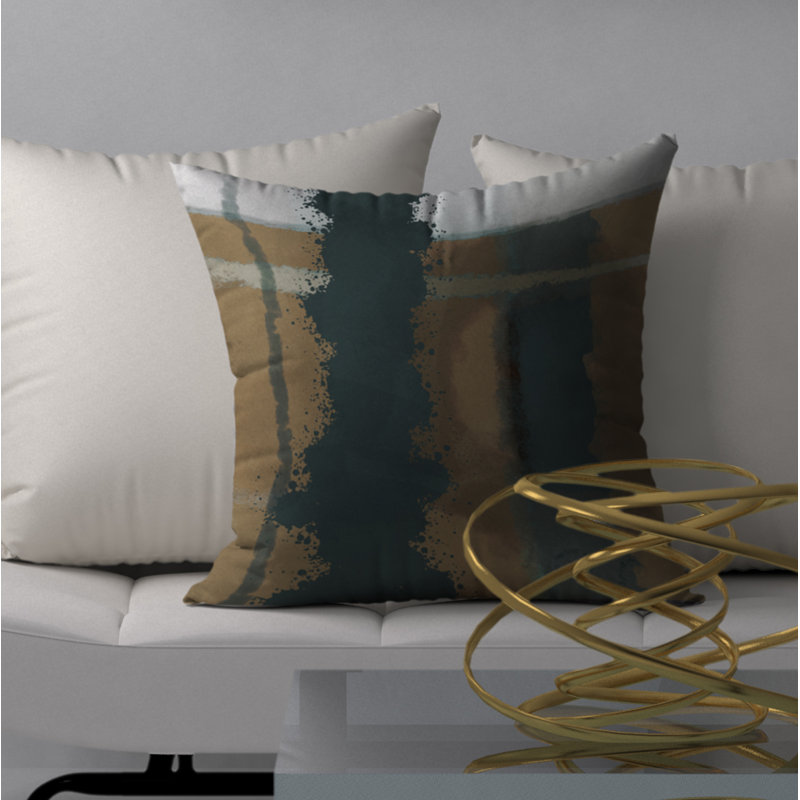  Housse et insert de coussin carré Power Power, 18" x 18"