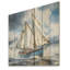 Morning Sail Horizon II - Bateau côtier sur bois-785135714