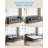 Queen Size Velvet Pull-Out Sofa Bed with 2.8" Mattress-909982439