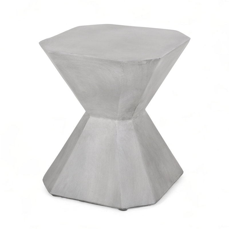 Outdoor LightWeight Concrete Side Table