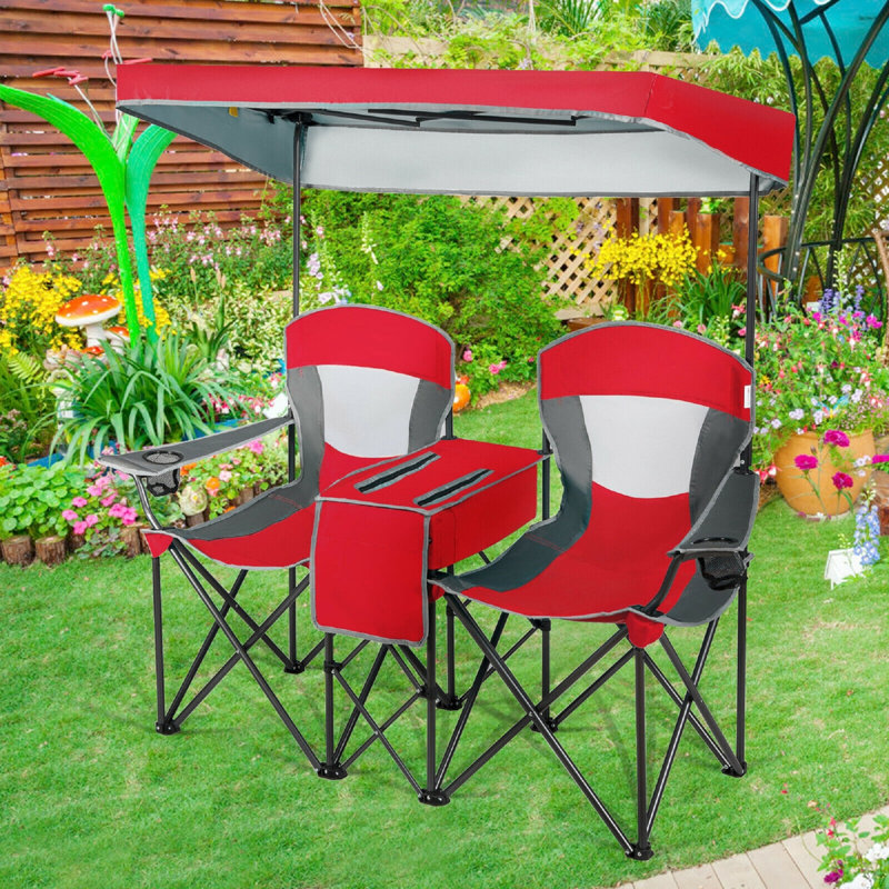 Folding Camping Chair, Red