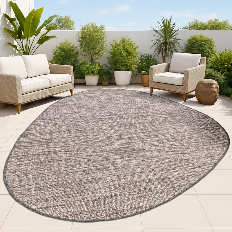 Tapis intérieur / extérieur Omid, Nouveauté 3 pi 11 po x 6 pi