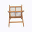 Tabouret de bar confortable en tissu rembourré de mousse avec une structure en bois d'hévéa durable et un dossier en plastique de canne tissé pour le bar et la cuisine-1752042026