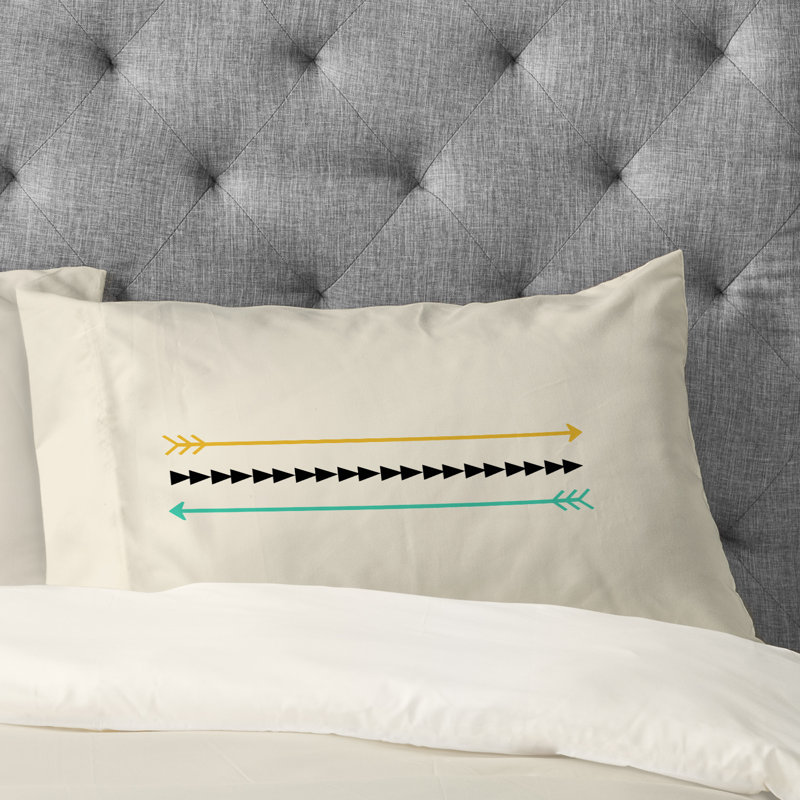 Allyson Johnson Minimal Arrows Pillowcase, Standard