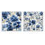 Henri - Ensemble de 2 collages floraux carrés-101852231-101852234