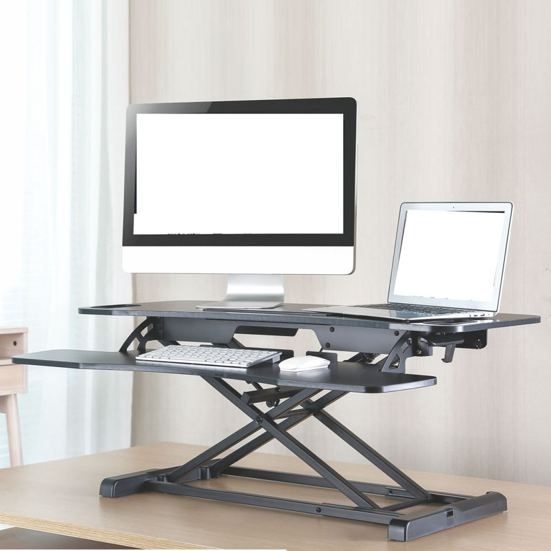 Lango Adjustable Metal Base Standing Desk Converter