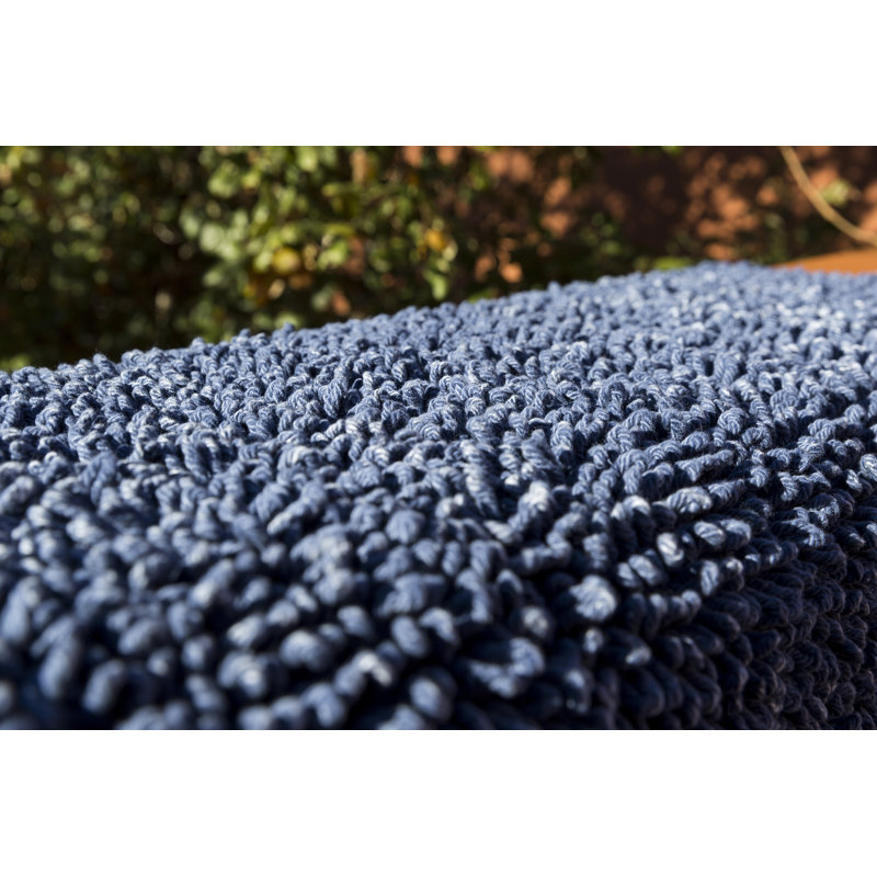 Twist Bath Rug, 24" W x 39" L, Navy