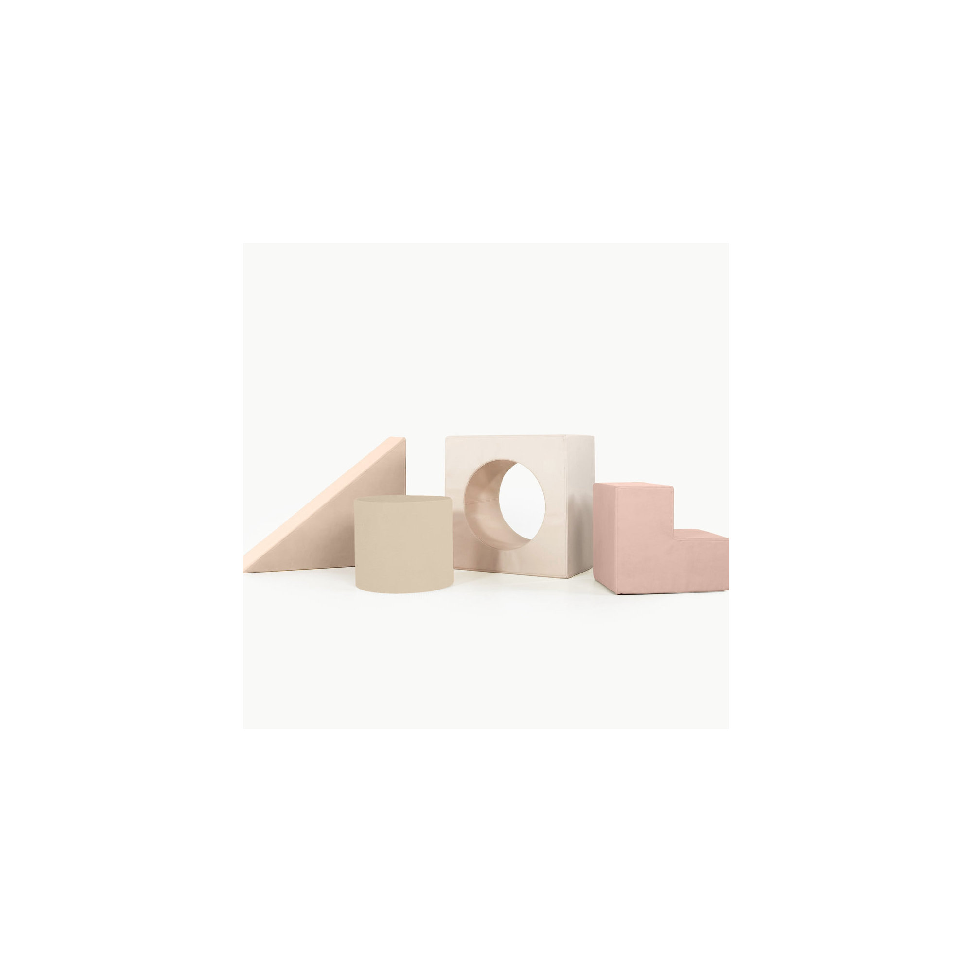Gathre Block Playset, Ivory/Untanned/Millet/Tulle