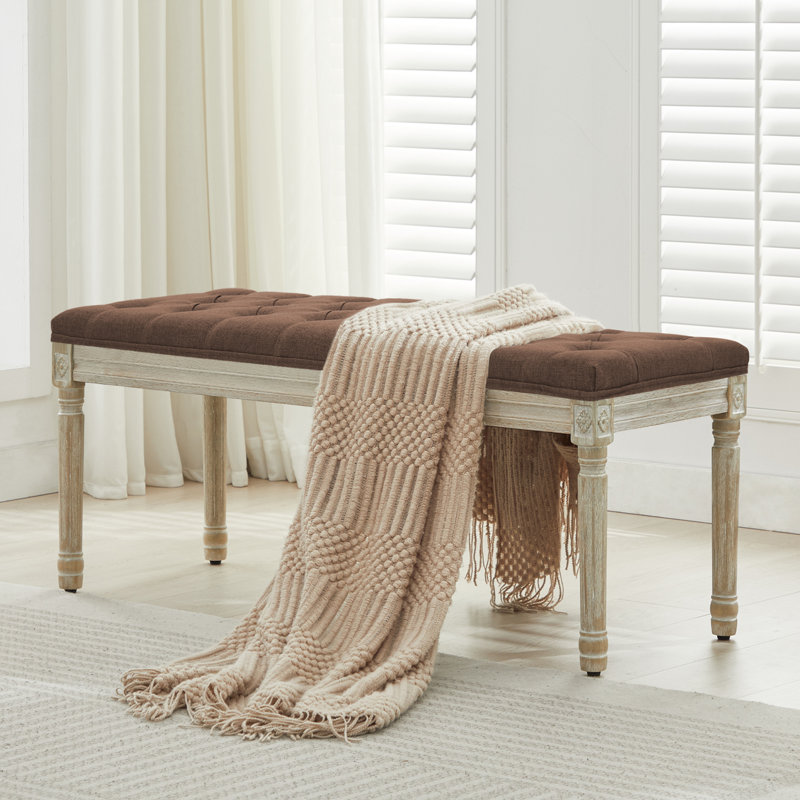 Boswick Bench, Brown, 43.9"