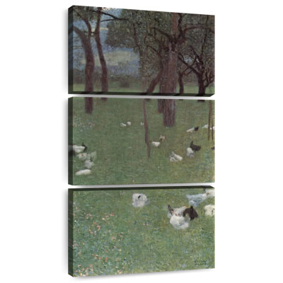 Garden With Chickens In St. Agatha