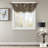 Faux Silk Waterfall Embellished Valance Bronze 38X46"-87155982