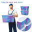Bacs de rangement en plastique 14,5 gallons avec couvercles empilables pour l'organisation de la maison SimplyKleen