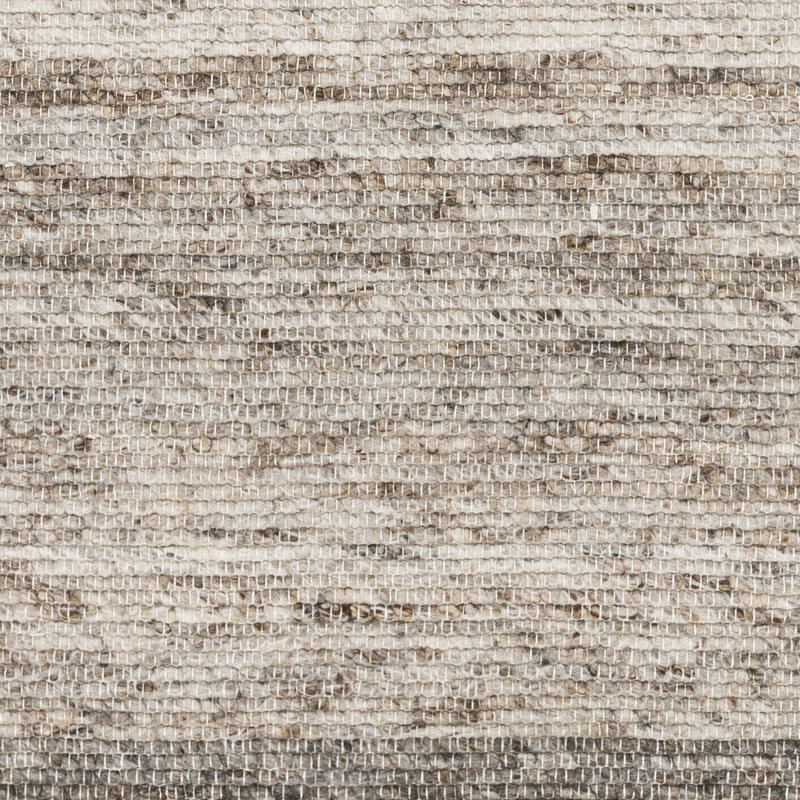 Mécanisme tressé à la main, recyclé, P.E.T. Tapis intérieur / extérieur gris / blanc, Rectangle 10 pi x 14 pi
