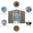 8Ft X 10Ft Outdoor Metal Storage Shed With Metal Foundation,With Window-123375644-123375641