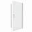 3/8"Adjustment,Universal Shower Door, Open Outside, With 1/4" Tempered Glass 24*72-123404530