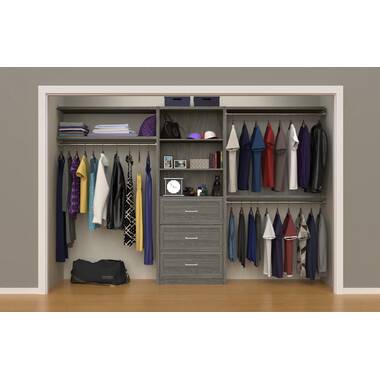 ClosetMaid SpaceCreations 50 to 121-inch Wide Closet Organizer