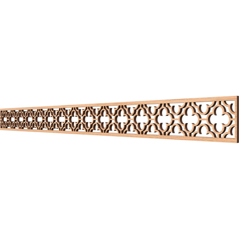 Moulure de Chicago, Noyer blanc, H 4 po x l 46,375 po x P 0,375 po
