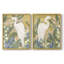 Floral Egret I-Premium, reproduction encadrée prête à accrocher - aucun clou requis - aucun clou requis-220463193-220463192