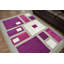 Tapis mauve / gris Costanza