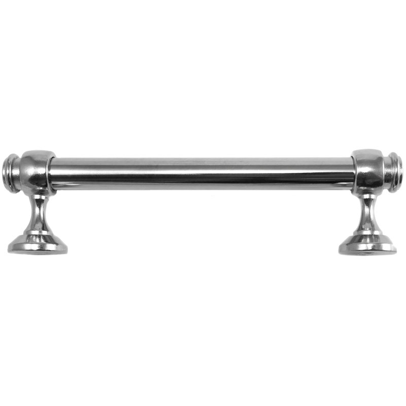 Poignée barre 5" centrée Balance, 7.9921", Nickel poli