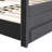 Twin Size Upholstered Platform Bed With Trundle And 3 Drawers, Linen Fabric-962965725