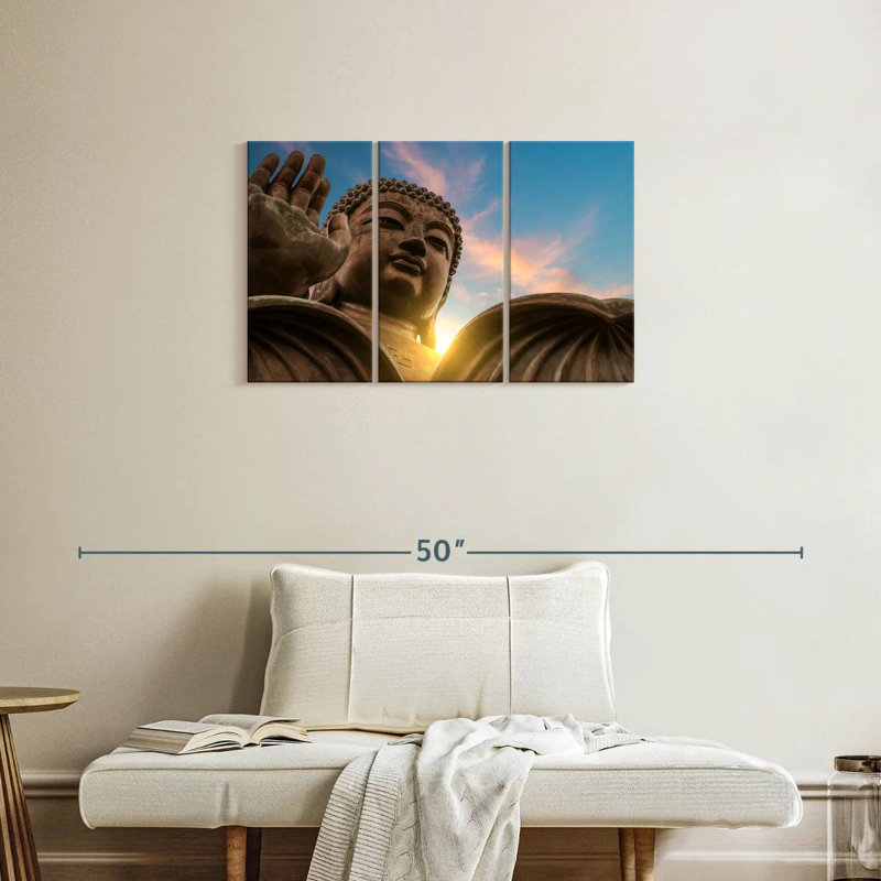 Adella Po Lin Monastery Buddha, 20" H x 33" W