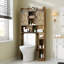 Armoire de rangement au-dessus de la toilette-735509971