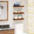 Floating Shelves Set Of 3, American Oak Wall Mounted Wooden Shelves With Invisible Brackets, Space-Saving Wall Shelves For Bedroom, Bathroom, Living Room And Kitchen-668818863