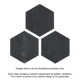 SAMPLE - Retro Hex Porcelain Wall & Floor Tile