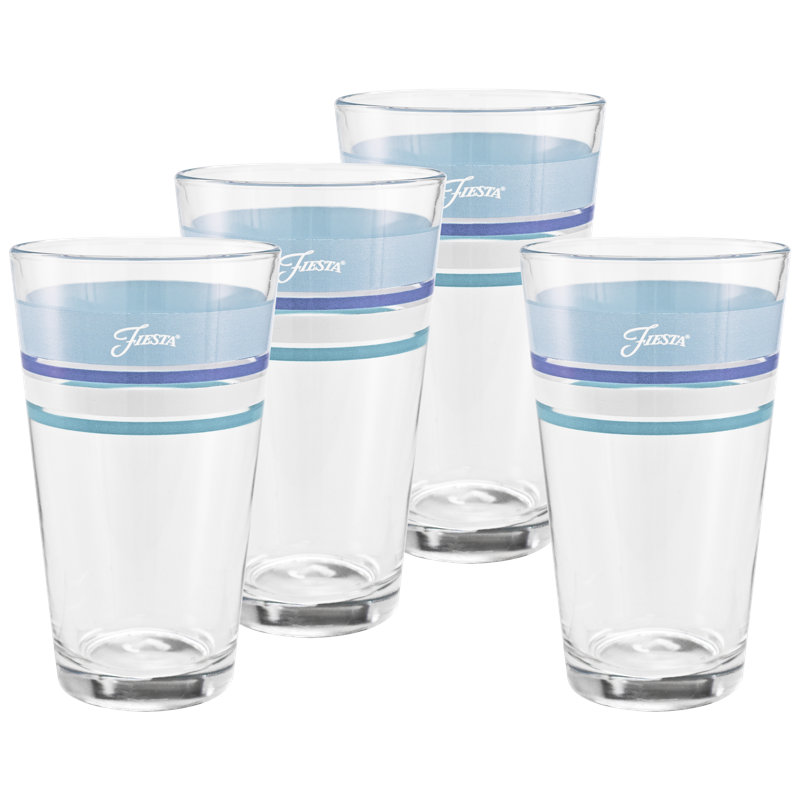Verre bordeaux Fiesta Coastal Blues , Glacière effilée 16 onces