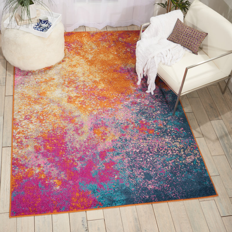 Geomar Abstract Area Rug, Rectangle 160 x 221cm