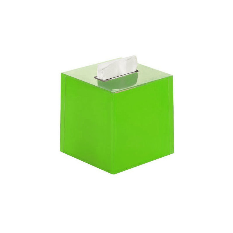 Picard Tissue Box Cover, Green