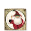 Old St. Nick Cocktail Plates - Set of 4