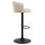 Saaba Swivel Upholstered Adjustable Height Counter Stool