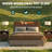 Queen Size Storage Headboard with LED Lights, Charging Station, Wood Frame, Multi-Color RGB App & Remote Control-133222792