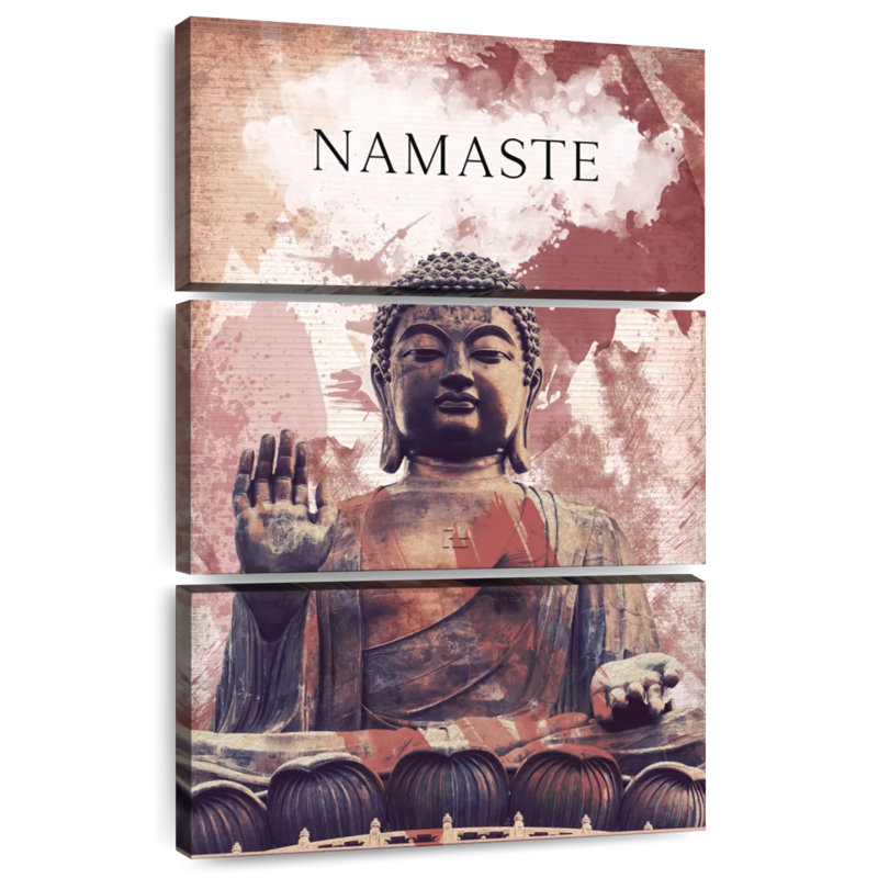 Adella Namaste Buddha Statue, 32" H x 20" W