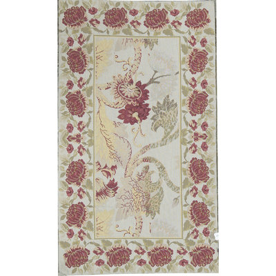 Tapis rouge noué à la main de haute qualité