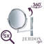 Miroir de maquillage grossissant à fixation murale 9 po Jerdon