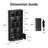 Achnas 70" H x 31" W Storage Bookcase with 10 Cubes and 2 Doors-830444051