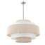 Lustre de tambour moderne à 7 lumières et à plusieurs niveaux en corde de 76 cm (30 po)-368041303