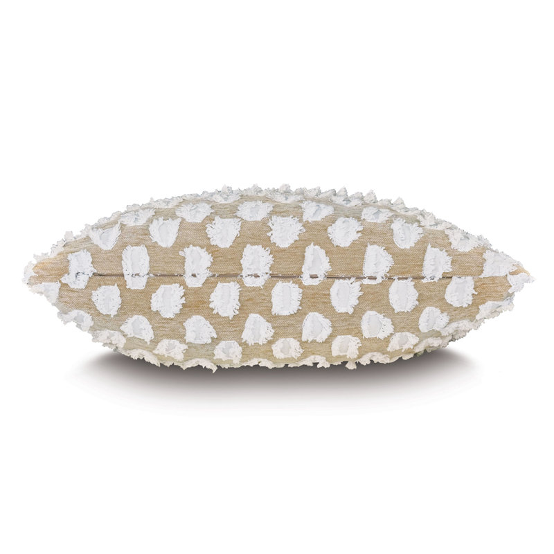 Coussin Luton Fil Coupe, Blé, Carré 24 po