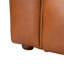 Canapé modulaire droit Clark - Cuir cognac