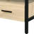 Yawan Oak & Black Finish Accent Table