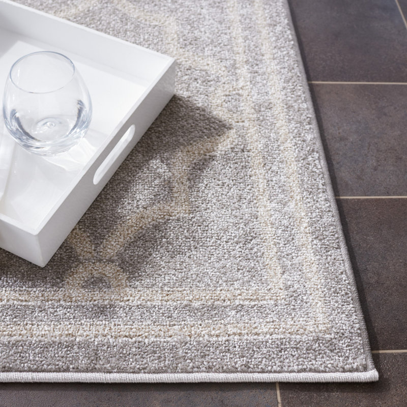 Tapis géométrique Daneya Performance, Carré 9 pi