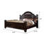 Grand lit, noyer foncé-505136928-505136930