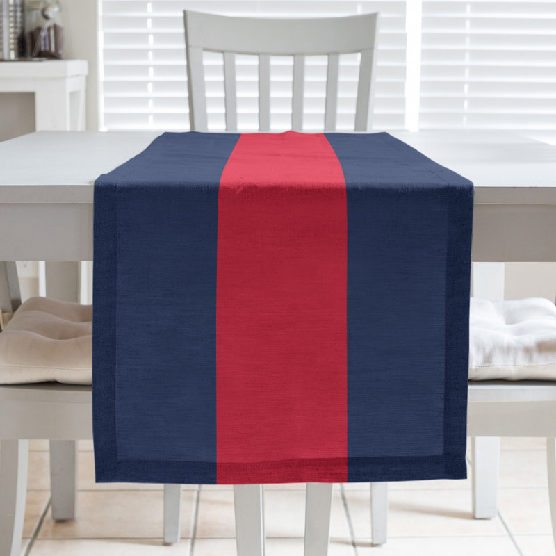 Seattle Table Runner – Durable, Fade-Resistant, and Machine Washable in Team-Inspired Colors, 90" x 16", Cleveland