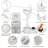 31.5" H Portable Handwash Station with Faucet
