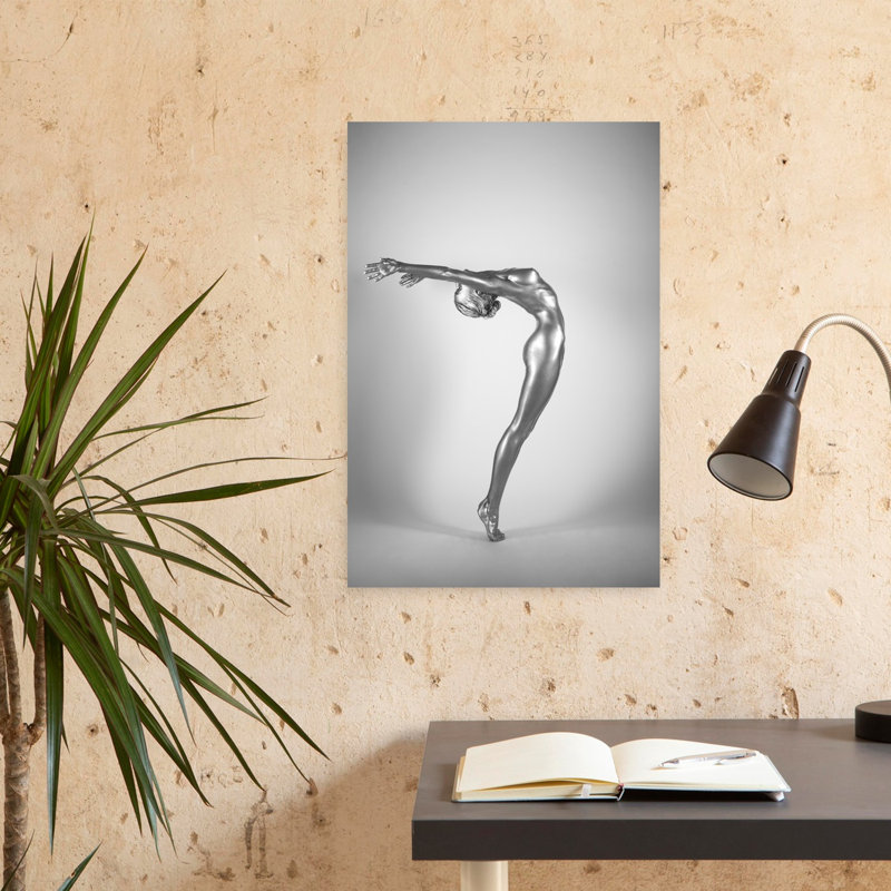 2Light Contemporary Portrait Art mural, H 24 po x l 16 po
