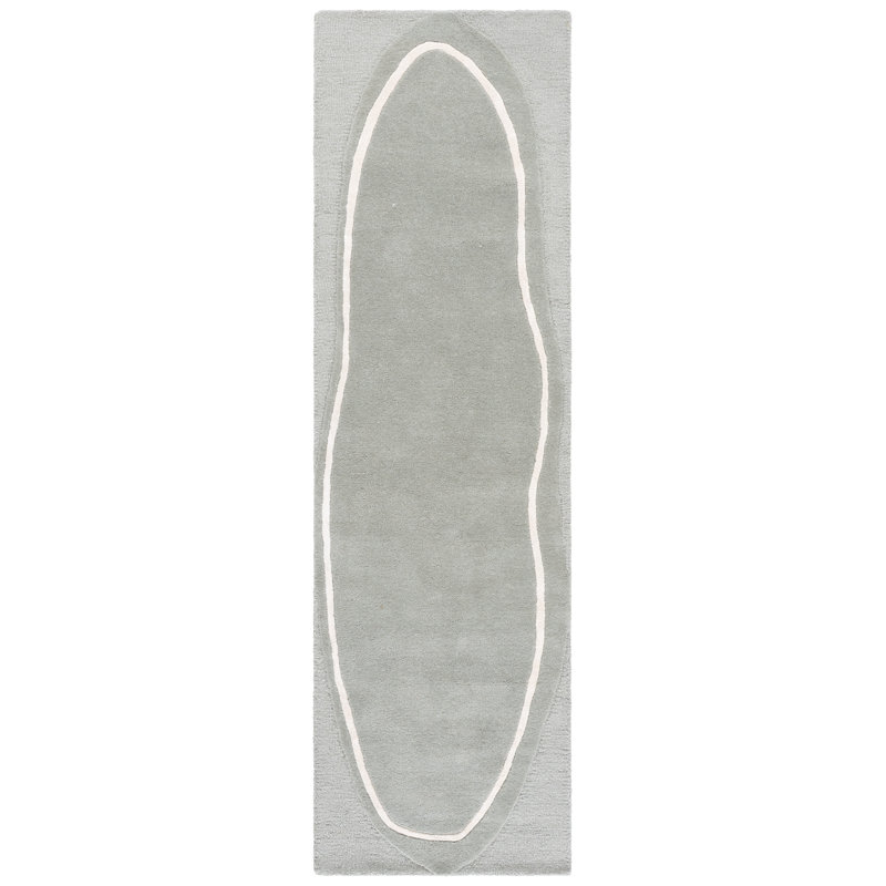 Laine touffetée à la main Fifth Avenue; Viscose Tapis d'intérieur en coton, Tapis de couloir 2 pi 3 po x 8 pi